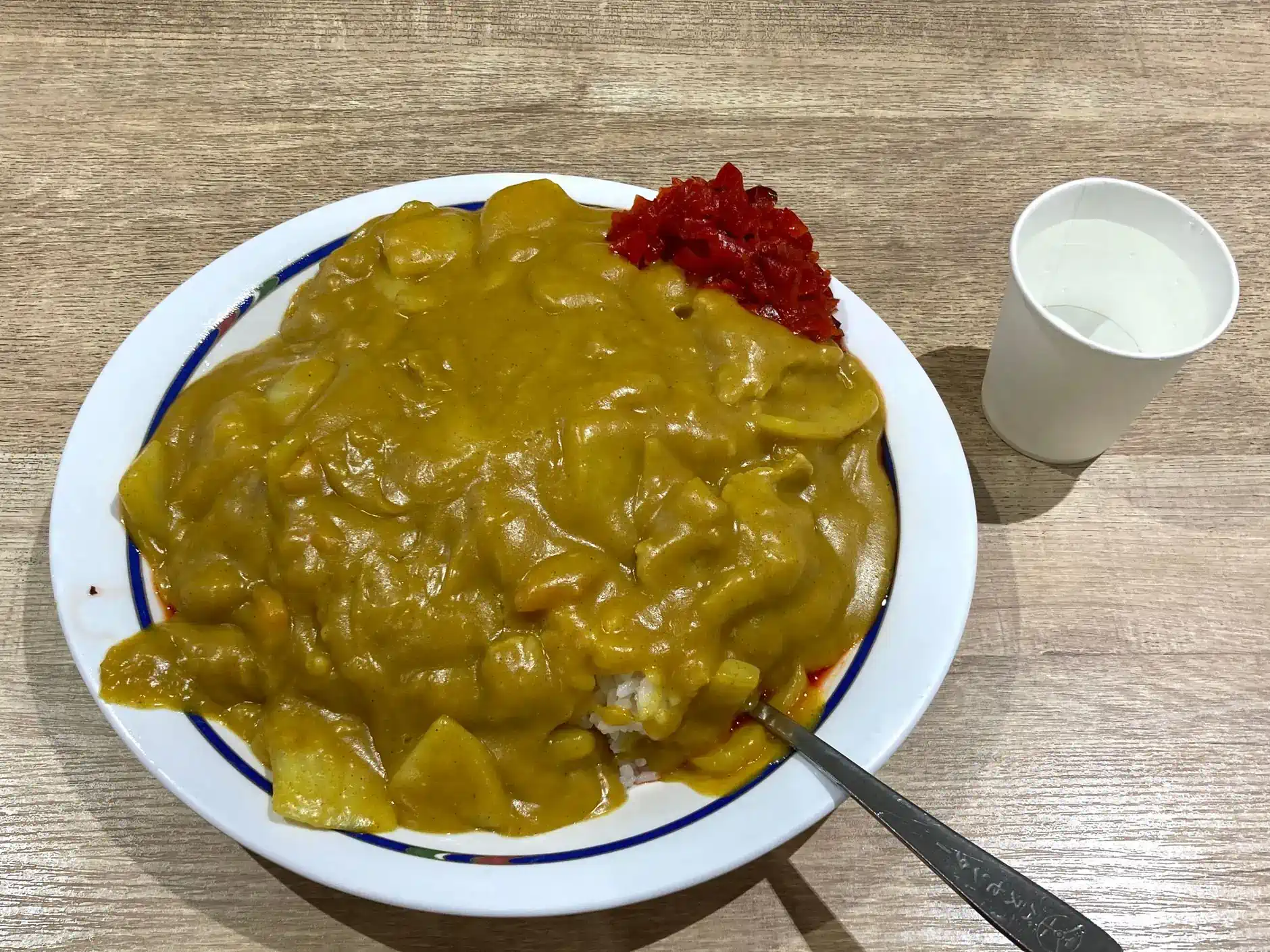 バカでかいカレー